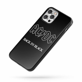 Acdc Back In Black iPhone Case Cover