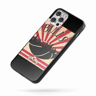 Chicago Bulls Sunset Art iPhone Case Cover