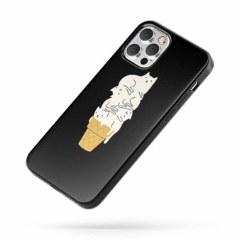 Funny Meowlting Ice Cat iPhone Case Cover