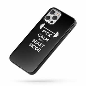 Keep Calm Fitness Quotes iPhone Case Cover
