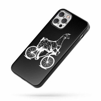 Llama On Bicycle iPhone Case Cover