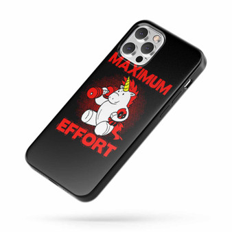 Maximum Effort Unicorn Deadpool Comedy iPhone Case Cover