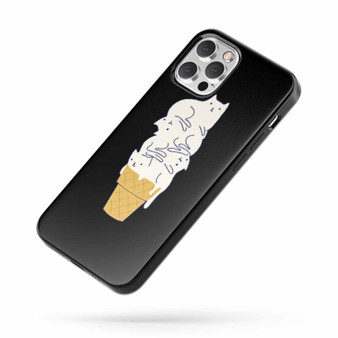 Meowlting Cat Ice Cream Funny Cat Lover Kitty iPhone Case Cover