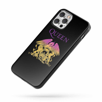 Queen Gradient Crest Official Rock Band Merch iPhone Case Cover