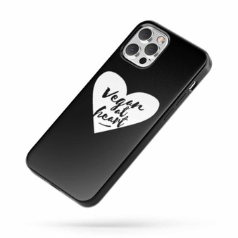Vegan At Heart Animal Rights Plant Based Love iPhone Case Cover