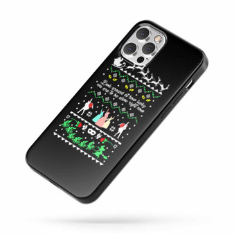 Broadway Musicals Ugly Christmas Quote iPhone Case Cover