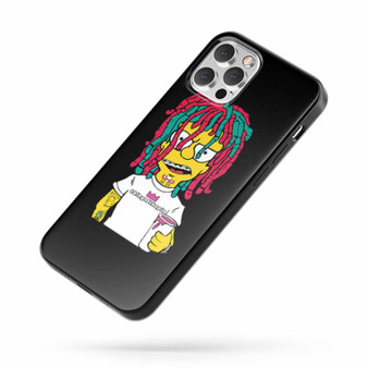 Lil Pump X Bart Simpson Mashup Quote iPhone Case Cover