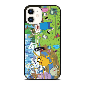 Adventure Time Jake And Finn Artwork Playing iPhone 12 Mini / 12 / 12 Pro / 12 Pro Max Case Cover