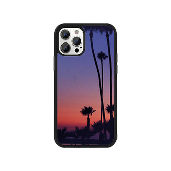 Palm Trees With Sunset At The Beach iPhone 13 / 13 Mini / 13 Pro / 13 Pro Max Case Cover