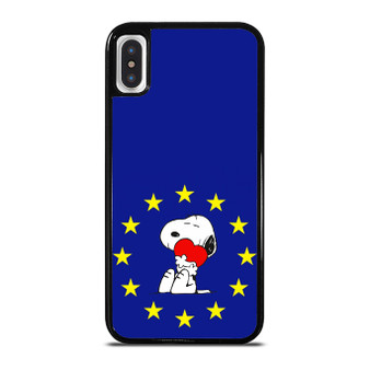 Aims Snoopy Blue iPhone XR / X / XS / XS Max Case Cover