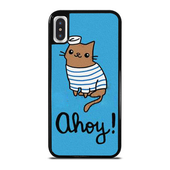 Ahoy Sailor Cat Cute iPhone XR / X / XS / XS Max Case Cover
