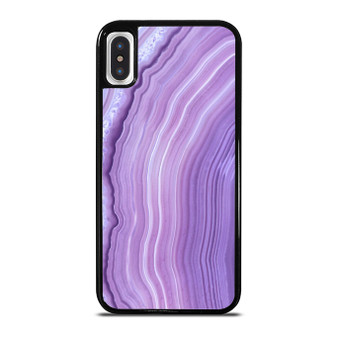 Agate Inspired Abstract Purple iPhone XR / X / XS / XS Max Case Cover