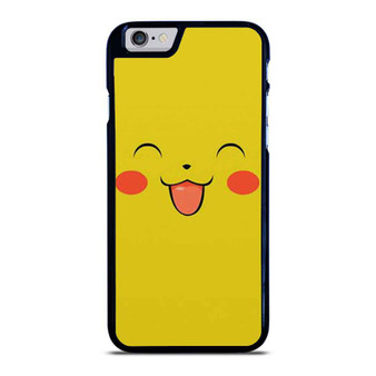 Pickachu Cartoon Anime Japanese Pokemon Face iPhone 6 / 6S / 6 Plus / 6S Plus Case Cover