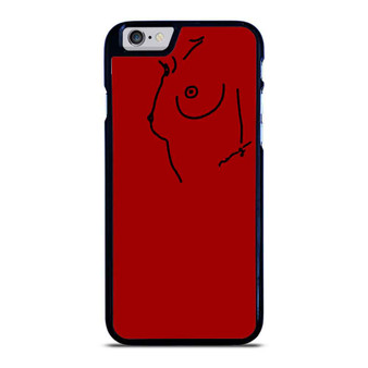 Abstract Art Lines Red iPhone 6 / 6S / 6 Plus / 6S Plus Case Cover