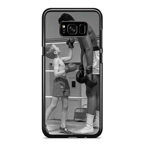 Muhammad Ali With Kid 6 Years Old Patrick Power During Training Samsung Galaxy S8 / S8 Plus / Note 8 Case Cover