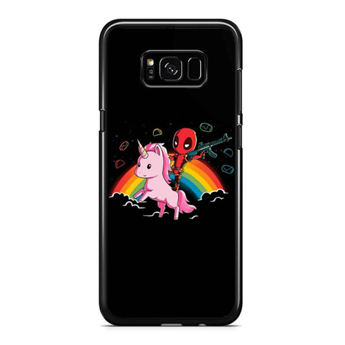 Deadpool On A Unicorn Samsung Galaxy S8 / S8 Plus / Note 8 Case Cover