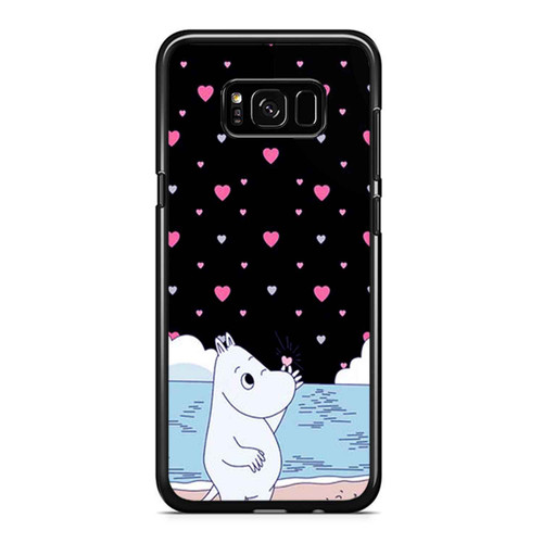 Cute Hippo With Heart Samsung Galaxy S8 / S8 Plus / Note 8 Case Cover