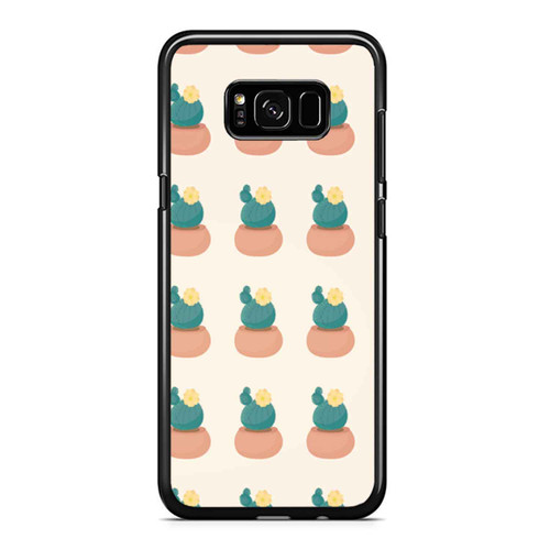 Cactus Vector Pattern 2 Samsung Galaxy S8 / S8 Plus / Note 8 Case Cover