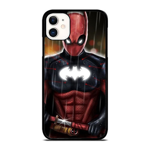 Deadpool Funny Movie Cool Wallpaper Deadpool Versus Batman Funny Parody iPhone 11 / 11 Pro / 11 Pro Max Case Cover