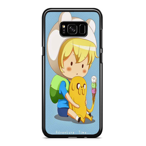 Adventure Time Jake And Finn Ice Cream Samsung Galaxy S8 / S8 Plus / Note 8 Case Cover