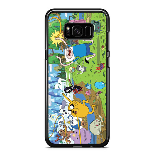Adventure Time Jake And Finn Artwork Playing Samsung Galaxy S8 / S8 Plus / Note 8 Case Cover