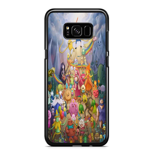 Adventure Time Cartoon Paint Art Samsung Galaxy S8 / S8 Plus / Note 8 Case Cover