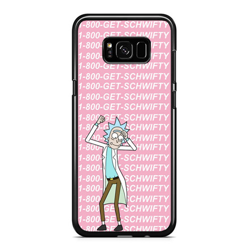 1 800 Get Schwifty Rick And Morty Samsung Galaxy S8 / S8 Plus / Note 8 Case Cover