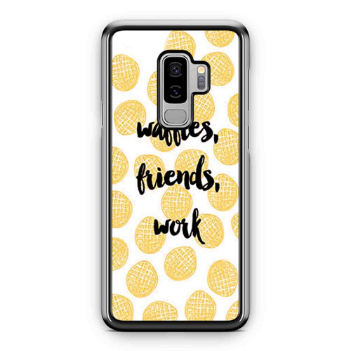 Waffles Friends Work Leslie Knope Quote 1 Samsung Galaxy S9 / S9 Plus Case Cover Waffles Friends Work Leslie Knope Quote 1 Samsung Galaxy S9 / S9 Plus Case Cover