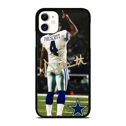 Dak Prescott Dallas Cowboys Rookie Signed iPhone 11 / 11 Pro / 11 Pro Max Case Cover