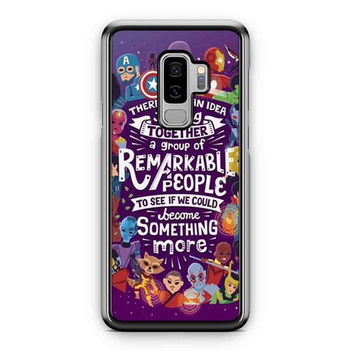 The Avengers Character Infinity War Funny Doodle Samsung Galaxy S9 / S9 Plus Case Cover