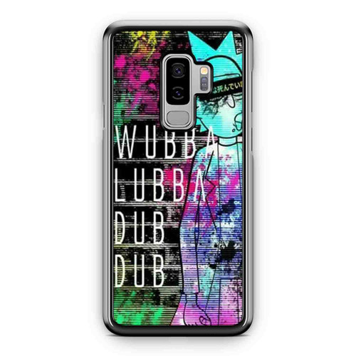 Rick And Morty Adventure Mr Rick Drunk Wubba Lubba Dub Dub Funny Parody Samsung Galaxy S9 / S9 Plus Case Cover