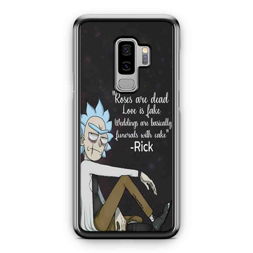 Quote Rick And Morty Samsung Galaxy S9 / S9 Plus Case Cover
