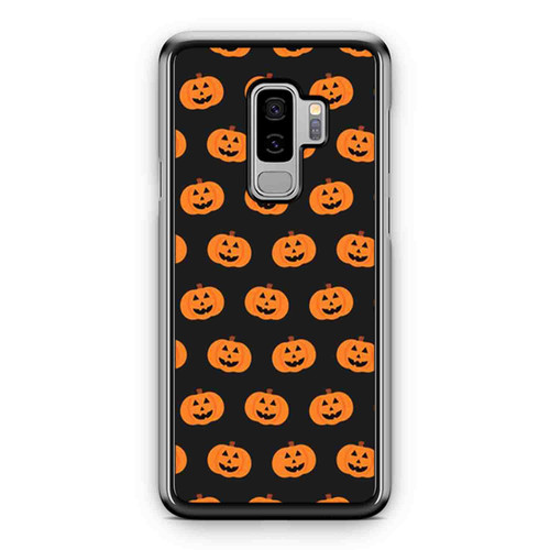 Pumpkins Jack-O'-Lantern Seamless Wallpaper Samsung Galaxy S9 / S9 Plus Case Cover