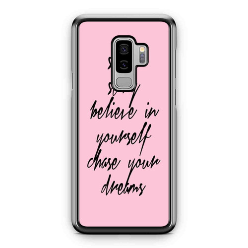 Positive Quote Pink Samsung Galaxy S9 / S9 Plus Case Cover