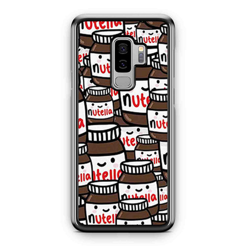 Nutella Chocolate Spread Cartoon Pattern Samsung Galaxy S9 / S9 Plus Case Cover