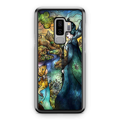 Maleficent Sleeping Beauty Stained Glass Samsung Galaxy S9 / S9 Plus Case Cover