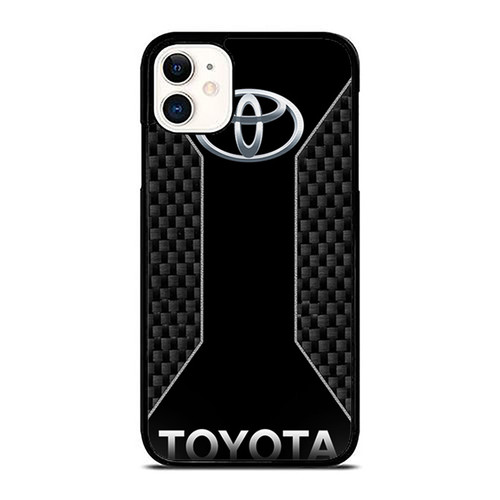 Toyota Black Carbon Luxury iPhone 11 / 11 Pro / 11 Pro Max Case Cover