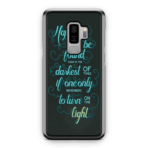 Happiness Can Be Found In The Darkest Of Times Harry Potter Samsung Galaxy S9 / S9 Plus Case Cover