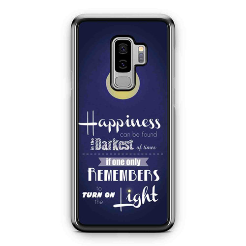Happiness Can Be Found Even In The Darkest Of Times - Harry Potter Quotes 2 Samsung Galaxy S9 / S9 Plus Case Cover