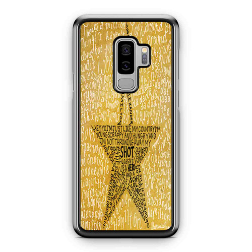 Hamilton Musical Lyrics Samsung Galaxy S9 / S9 Plus Case Cover