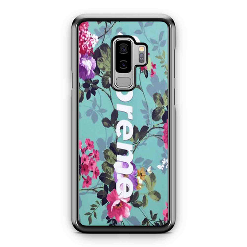 Floral Supreme Logo Samsung Galaxy S9 / S9 Plus Case Cover