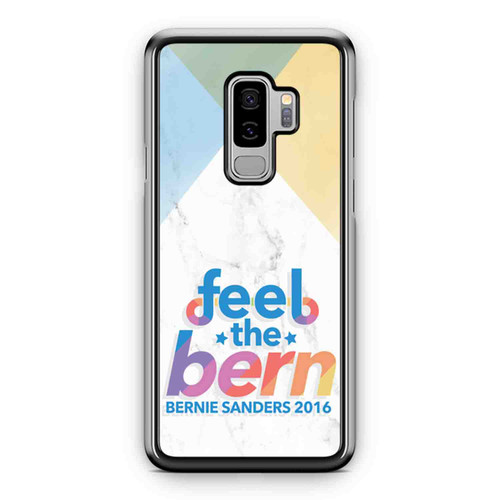 Feel The Bern Bernie Sanders Marble White Samsung Galaxy S9 / S9 Plus Case Cover