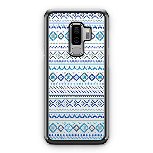 Fairisle Squares And Crosses Patterned Samsung Galaxy S9 / S9 Plus Case Cover