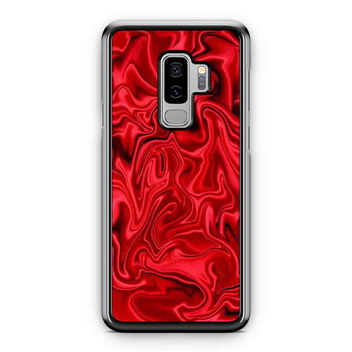 Fabric Color Red Rose Samsung Galaxy S9 / S9 Plus Case Cover