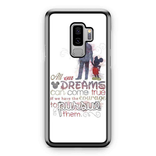 Disney Dreams Courage Mickey Mouse Samsung Galaxy S9 / S9 Plus Case Cover