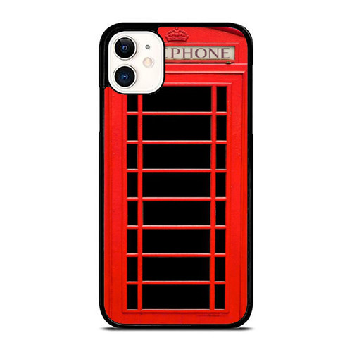 British Red Phone Booth Refrigerator Wrap iPhone 11 / 11 Pro / 11 Pro Max Case Cover