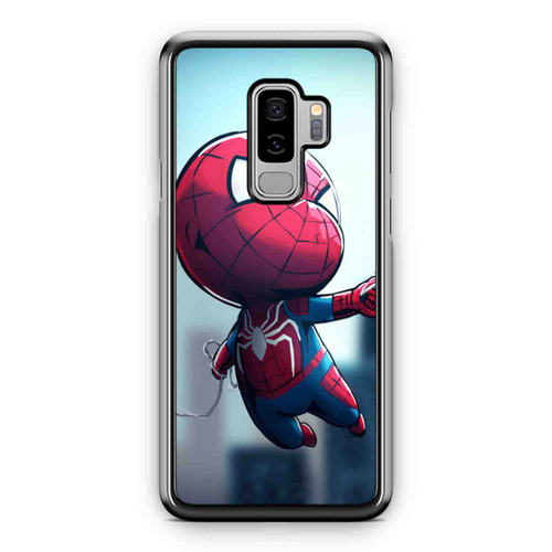 Chibi Spider Man Flying Samsung Galaxy S9 / S9 Plus Case Cover