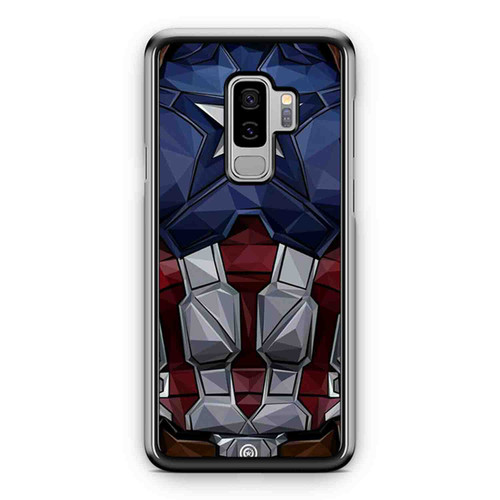 Captain America Armor Design Samsung Galaxy S9 / S9 Plus Case Cover