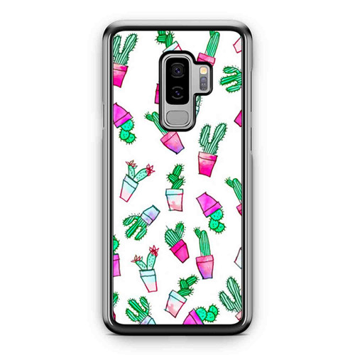 Cactus Vector Pattern 6 Samsung Galaxy S9 / S9 Plus Case Cover