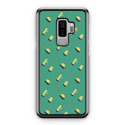 Cactus Vector Pattern 5 Samsung Galaxy S9 / S9 Plus Case Cover
